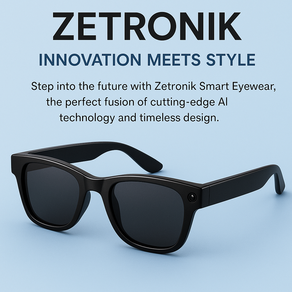 Zetronik Smart Eyewear IA Sunglasses Zetronik